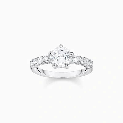Afbeelding van Thomas Sabo TR2440 051 14 48 Ring Dames 925er Zilver ringmaat
