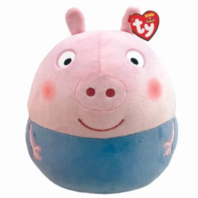 Afbeelding van Ty Squish A Boo Knuffelkussen Peppa Pig George 20 Cm