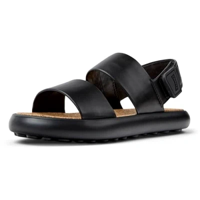Afbeelding van Camper Dames Pelotas Flota K201772 Sandaal met 2 bandjes, Black 001, 38 EU, zwart EU