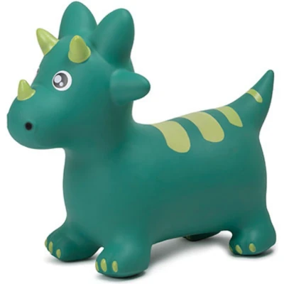 Afbeelding van Eurekakids Skippy Dino Skippydier Dinosaurus Groen 50 x 59 cm Inclusief Pomp