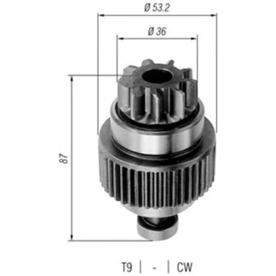 Afbeelding van Rondsel, startmotor MAGNETI MARELLI 940113020249