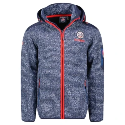 Afbeelding van Geographical Norway Uland Heren Dikke Fleece Warme Ritssluiting Sweatjack Winter Warm Zacht Sweatshirt met Lange Mouwen Ideaal Herfst (Marineblauw), Marineblauw, S