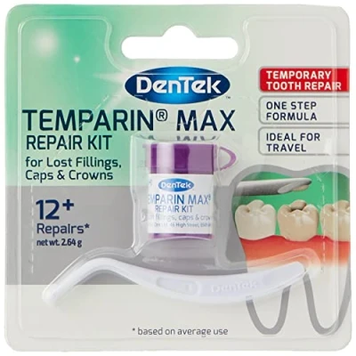 Afbeelding van DenTek Temparin Max tandreparatieset voor verloren vullingen, kapjes en kronen, 2,64 g