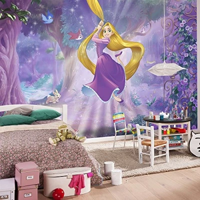Afbeelding van Komar Fotobehang Rapunzel 368x254 cm (breedte x hoogte), inclusief pasta (set)