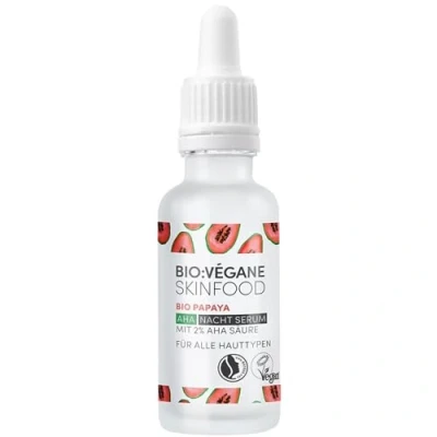 Afbeelding van Bio: Vitgane Skinfoood Bio Papaya AHA nachtserum.