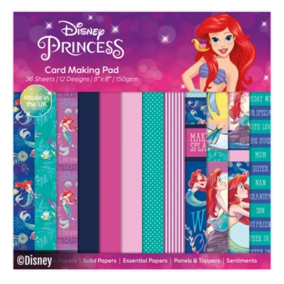 Afbeelding van The Little Mermaid Card Making 8x8 Pad