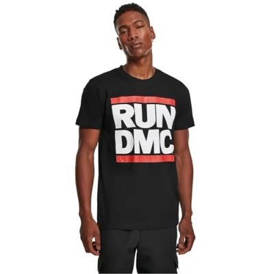 Afbeelding van Mister Tee RUN DMC Tshirt print, Heren, Maat: XXL, Black