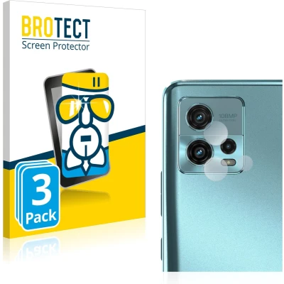 Afbeelding van BROTECT Screenprotector voor Motorola Moto G72 (ALLEEN Camera Lens) Folie Beschermfolie Beschermglas transparant (3 Stuks)
