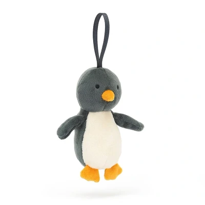 Afbeelding van Jellycat festive folly kersthanger pinguïn 10 cm