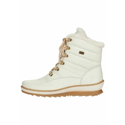 Afbeelding van Remonte Snowboots, Dames, Maat: 42, Dirtywhite bianco Leer