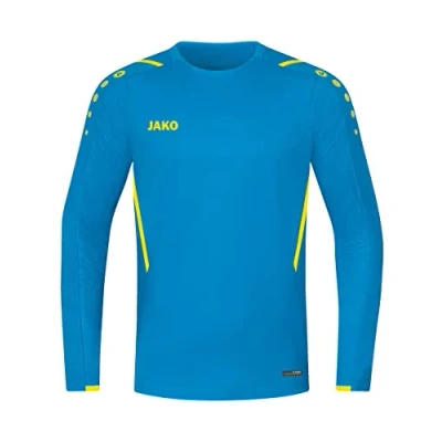 Afbeelding van JAKO Sweater Challenge blauw/fluogeel