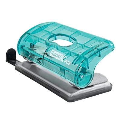 Afbeelding van Rapid Colour&#039;Breeze Mini 2 Gaats Perforator Perforeert tot 10 Vellen Blauw