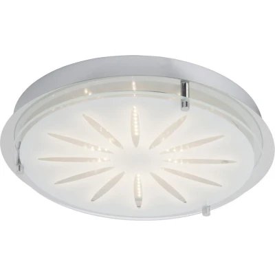 Afbeelding van Brilliant G94163/15 Cathleen LED plafondlamp vast ingebouwd 15 W Chroom