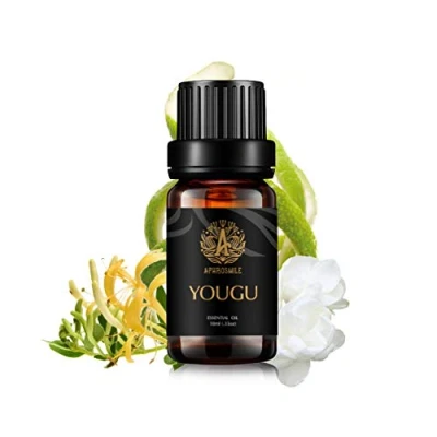 Afbeelding van Yougu etherische olie voor diffuser, therapeutische kwaliteit geurende olie, 100% pure aromatherapie geur massage, luchtbevochtiger 0.33oz 10ml