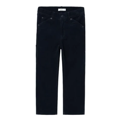 Afbeelding van Name it broek jongens donkerblauw NKMryan cord maat 116