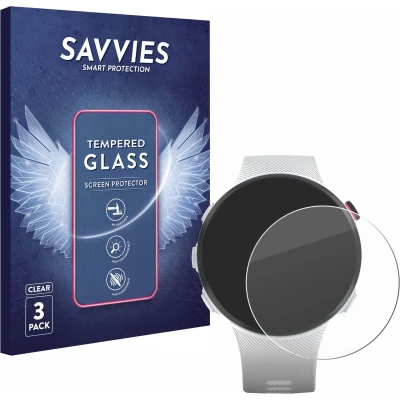Afbeelding van Savvies Tempered Glass Screen Protector voor Garmin Forerunner 45S (3 Stuks) 9H Gehard Glas Scherm Beschermer