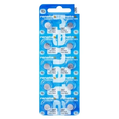 Afbeelding van RENATA Horlogebatterijen Watch 397 10 stuks