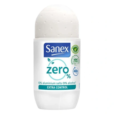 Afbeelding van SANEX Women Deo Roll on &quot;Zero% Extra Control&quot; 50ml