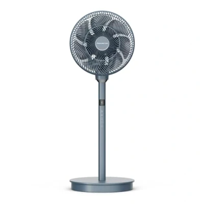 Afbeelding van Rowenta Turbo Swift Silence QV5041F0 Staande ventilator, multidirectionele zwenkfunctie, tot 50% energiebesparing, 18 snelheden, 12 uurs timer, compact design, extreem stil, blauw