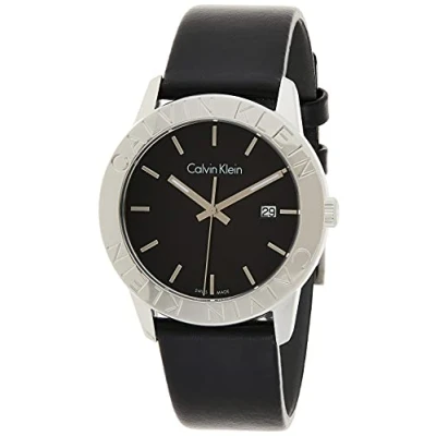 Afbeelding van Calvin Klein Horloge, Heren, Maat: One Size, Schwarz
