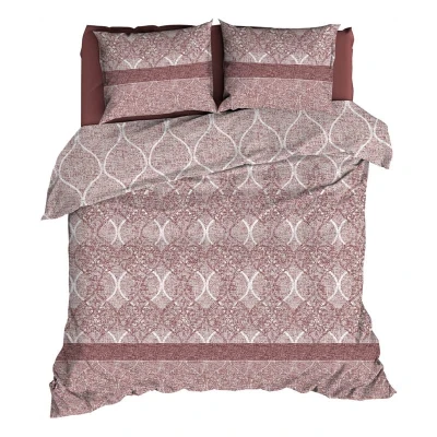 Afbeelding van Dekbedovertrek Satin d&#039;or Godiva Oudrose Satijn 200 x / 220 cm 2 Persoons