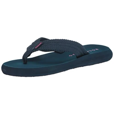 Afbeelding van Rocket Dog Dames Sunset Comfort Foam Flip Flop Sandaal, Donkerblauw, 43 EU