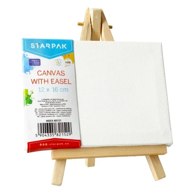 Afbeelding van Starpak, Schilderij accessoires, Leinwand mit Staffelei