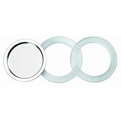 Afbeelding van IBILI Silicone afdichting + filter voor percolator, Essential, 10 kopjes, set van 2 afdichtingen 1