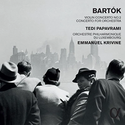 Afbeelding van Tedi Papavrami, Orchestre Philharmonique Du Luxembourg, Emmanuel Krivine Bartók: Violin Concerto No.2/Concerto For Orchestra (CD)