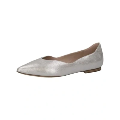 Afbeelding van CAPRICE 9 22110 42 Ballerina&#039;s voor dames, zilver metaal, 37.5 EU
