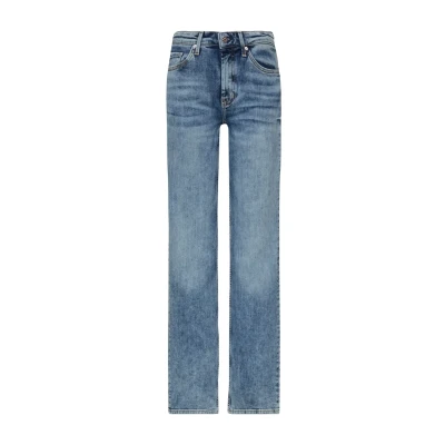 Afbeelding van s.Oliver Karolin Regular FIT Bootcut jeans, Dames, Maat: 36x32, Blau