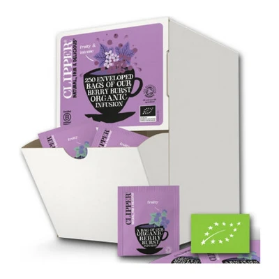 Afbeelding van Clipper Infusion Berry Burst Bio 250 stuks