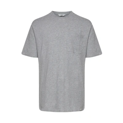 Afbeelding van Solid Sddurant S Tshirt basic, Heren, Maat: Large, Light grey melange