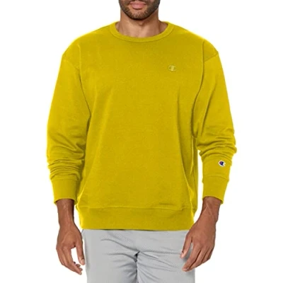 Afbeelding van Champion Men&#039;s Powerblend Pullover Sweatshirt, Team Gold, Small