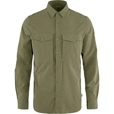Afbeelding van Blouse Fjallraven Men Abisko Trekking Shirt Light Olive S