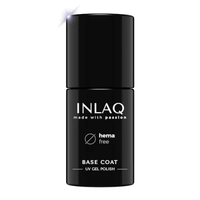 Afbeelding van INLAQ® Hema Free Base Coat voor Nagels UV Basislak 6 ml Gel Nail Polish Nagellak Zonder Héma en Di
