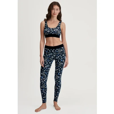 Afbeelding van Calida Elastic Trend Bustier, Dames, Maat: 40/42, Black print