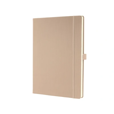 Afbeelding van Sigel notitieboek Conceptum Pure A4 beige hardcover 194 pagina&#039;s 80 grams ruit SI CO640