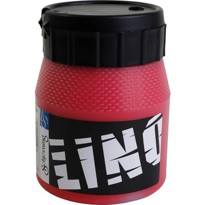 Afbeelding van Creativ Company Linoleum Verf Rood, 250ml