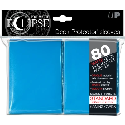 Afbeelding van Eclipse Deck Protectors Light Blue (80 stuks)