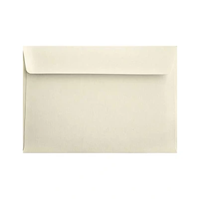 Afbeelding van Netuno 100 ecru C5 enveloppen 162x229mm 120g Aster Laid Ivory zelfklevende rechte klep zonder venster geribbelde feestelijke voor documenten brochures