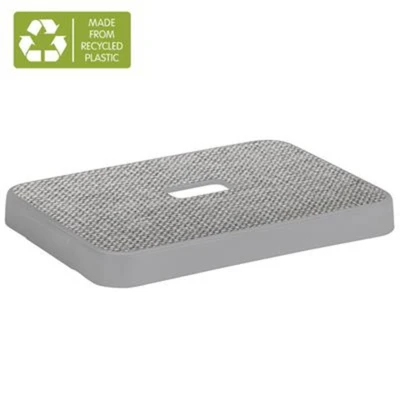 Afbeelding van Sigma home deksel stof grijs opbergbox 5L