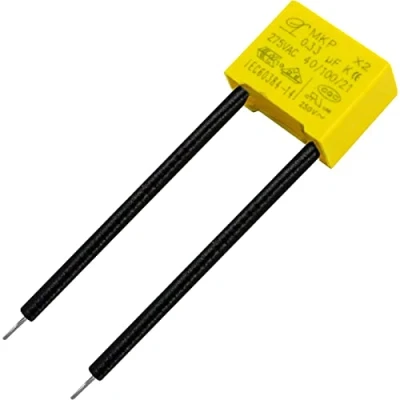 Afbeelding van Lumonic MKP ontstoringscondensator voor LED lampen 0,33µF 275V AC spanning X2 condensator tegen flikkeren 330nF