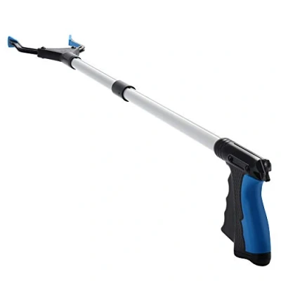 Afbeelding van Grijphulp, 81 cm, inklapbaar, voor ouderen, licht, extra lang, handig, grijphulp afvalverzameling, armverlenging (blauw)