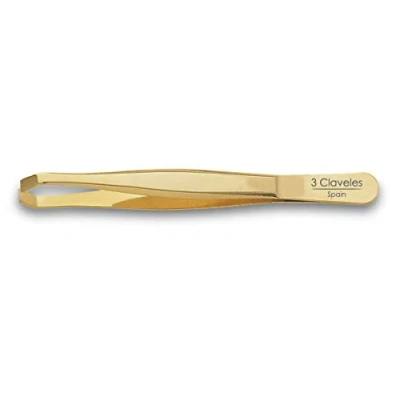 Afbeelding van Ontharingspincet 3 Claveles Gouden Krab
