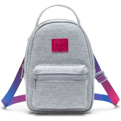 Afbeelding van Herschel Schoudertas Nova Crossbody Light Grey Crosshatch Sunrise Grijs Paars
