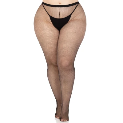 Afbeelding van Leg Avenue Spandex Visnet panty Zwart