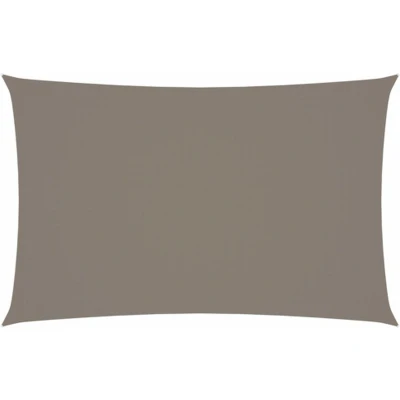 Afbeelding van vidaXL Zonnescherm rechthoekig 4x7 m oxford stof taupe