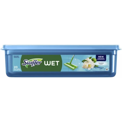 Afbeelding van Swiffer Vochtige Vloerdoekjes Ochtend Fris Geur 20 stuks