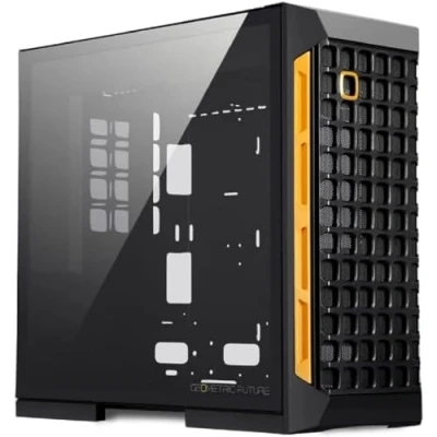 Afbeelding van Geometric Future M6 Raphael Mid Tower, pc behuizing, verticaal luchtkanaalontwerp, ondersteuning voor 12&quot; x 11&quot; E ATX, zwart, GEO RA